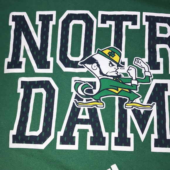 Notre Dame Adidas T-Shirt Size Men’s Medium - Picture 3 of 8